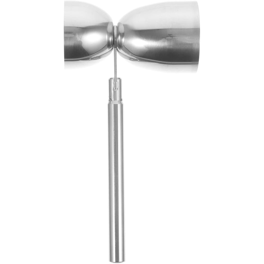 Zerodeko Jigger 2 Oz 1 Oz Double Cocktail Jigers สแตนเลสวัด Jigger พร้อม Handle Shot วัด Jigger ค็อก