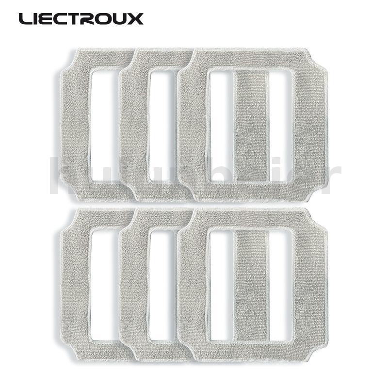 6ชิ้นหน้าต่างทําความสะอาดหุ่นยนต์ซับผ้าทําความสะอาดผ้าขนหนูปัดฝุ่นผ้าทําความสะอาดผ้าสําหรับ LIECTROU