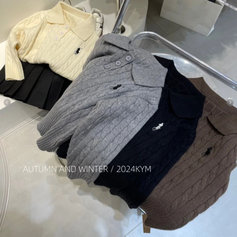 เสื้อโปโลคอปกสีทึบ นุ่มเหมือนข้าวเหนียว อบอุ่น เหมาะสำหรับฤดูหนาวและใบไม้ผลิ