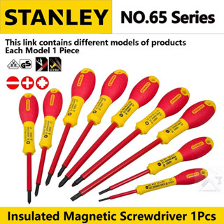 STANLEY 1000V VDE ไขควงหุ้มฉนวน 1 ชิ้น Magnetic Phillips, Sl…