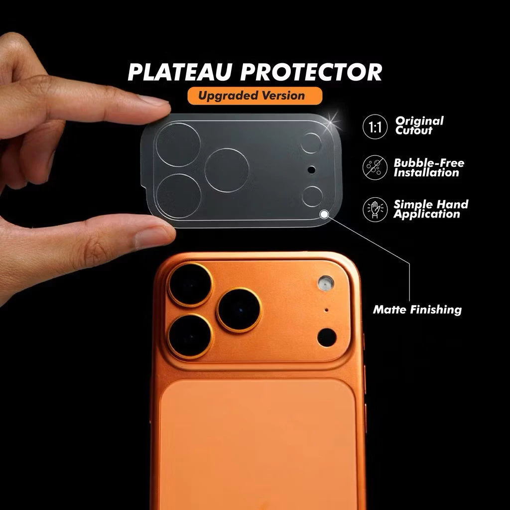 DZ ฟิล์มฐานกล้อง ฟิล์มกล้อง ไอโฟน ฟิล์มใส/ด้าน ใช้สำหรับ iPhone 17 Air 17 Pro Max ฟิล์มเลนส์กล้อง ฟิล์มกันรอยฐานกล้อง