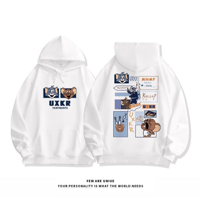 ส่งไวจากไทย hoodie Pofloret เสื้อมีฮู้ด เสื้อสเวตเตอร์แขนยาวพิมพ์ลายการ์ตูน #T1883