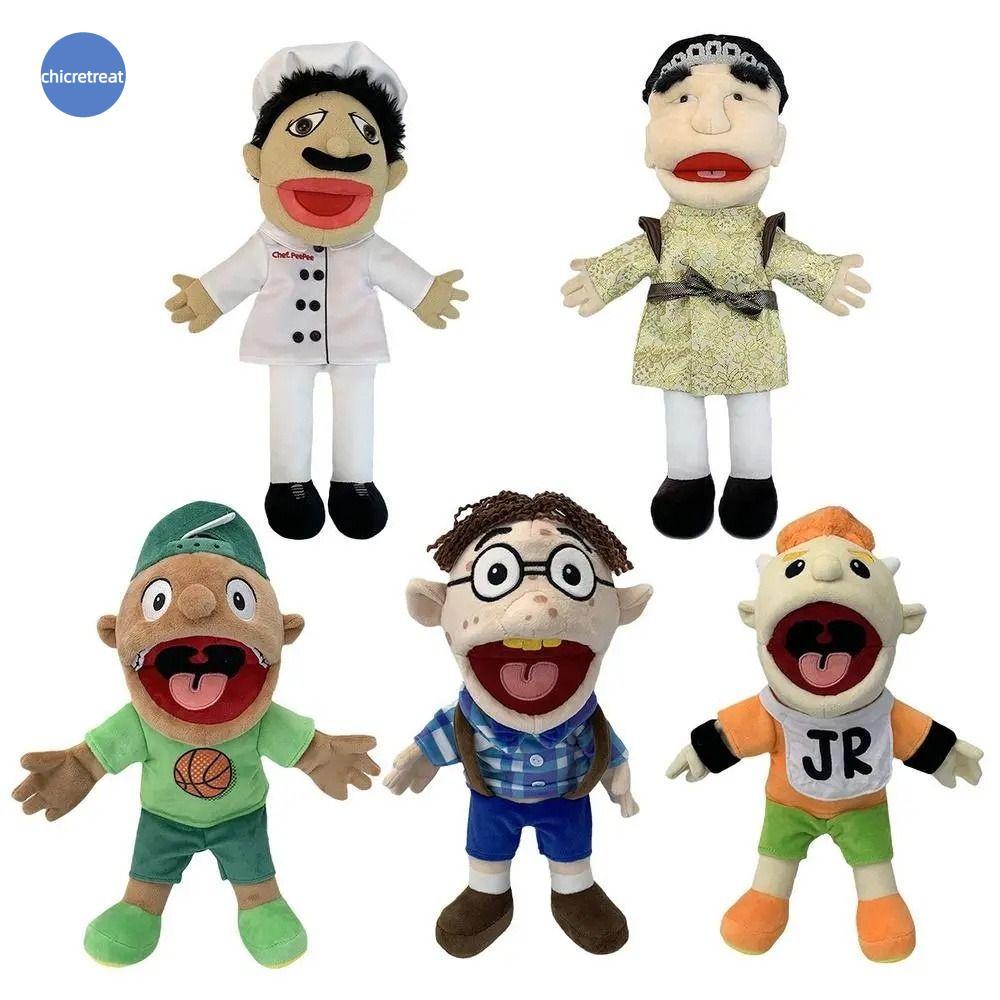 CHICRETREAT Jeffy Hand Puppet, Movable ปาก Cody Junior Jeffy หุ่นนิ้ว, เล่นตามบทบาทเล่าเรื่องราว Tal
