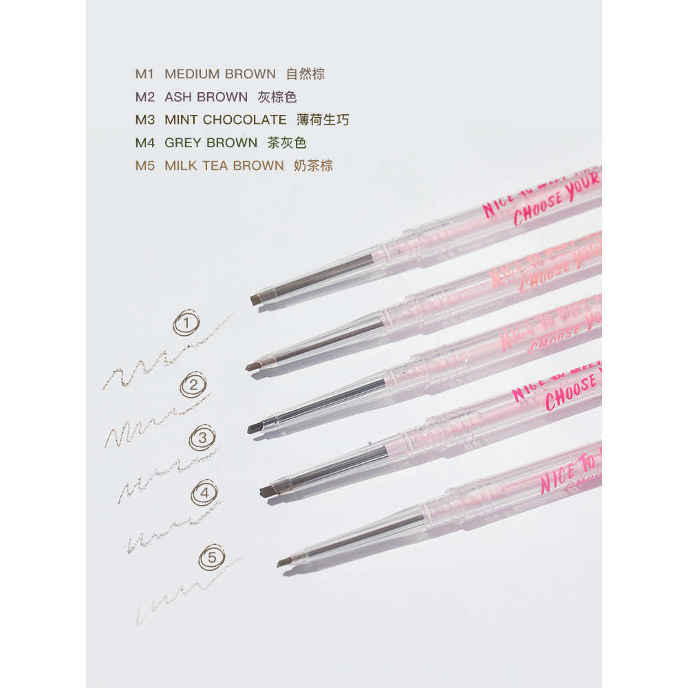 สอเขียนคิ้ว เขียนคิ้ว FLORTTE FLORTTE ดินสอเขียนคิ้วมาเชเต้ติดทนนาน