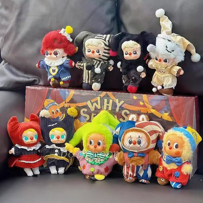 P POP Mart Halloween Series Labubu Plush Vinyl Mystery Box Mystery Bag อินเทรนด์เล่น