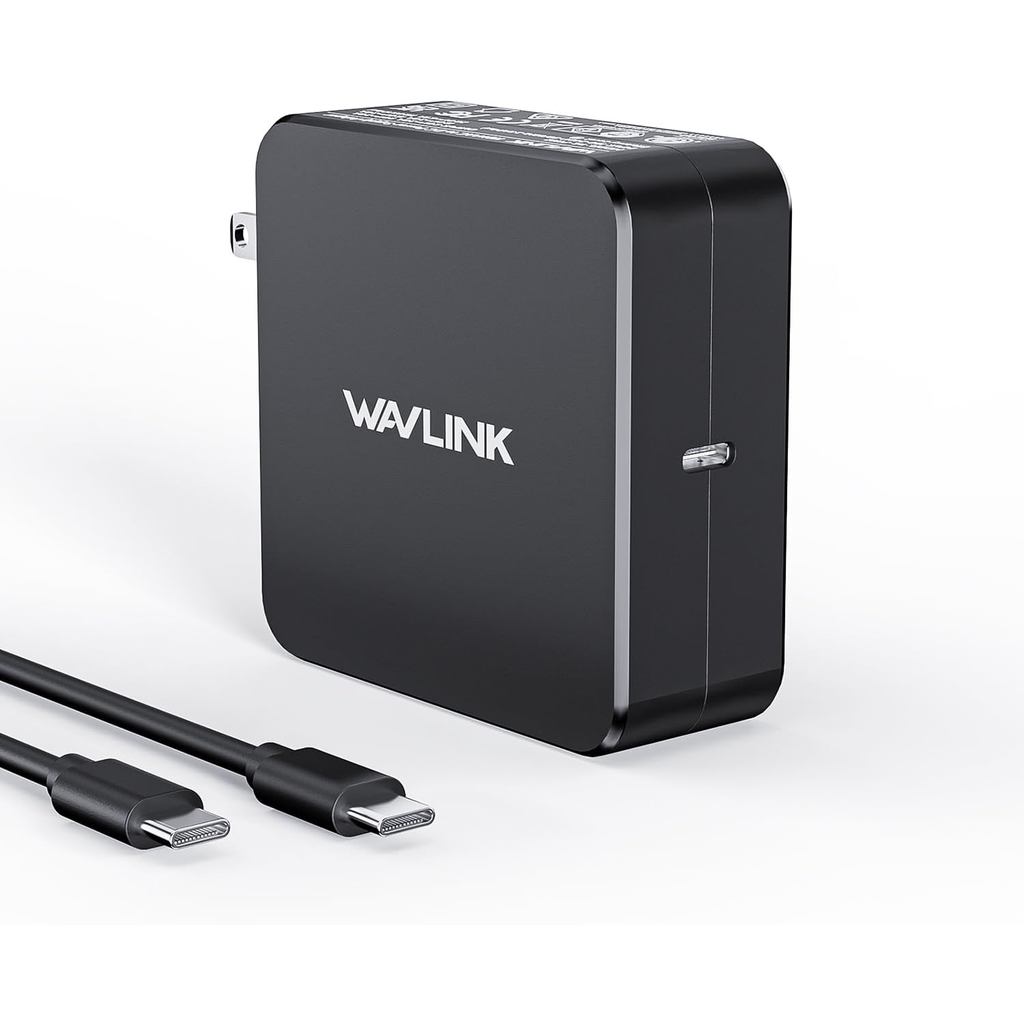 WAVLINK Mac Book Charger, 118W GaN USB C Charger, Ultra-Fast PD 3.0 Adapter Compatible with MacBook 