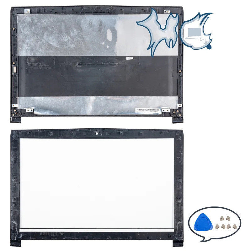 กรณีใหม่สําหรับ GP62 6QG GV62 GL62 6QF GP62MVR MS-16J9 GP62MVR GL62M LCD ฝาครอบบานพับแล็ปท็อปอะไหล่พ