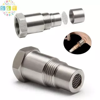 [S&T] Oxygen O2 Sensor Spacer Adapter Bung Catalytic Converter Fix Check Engine Light {th}