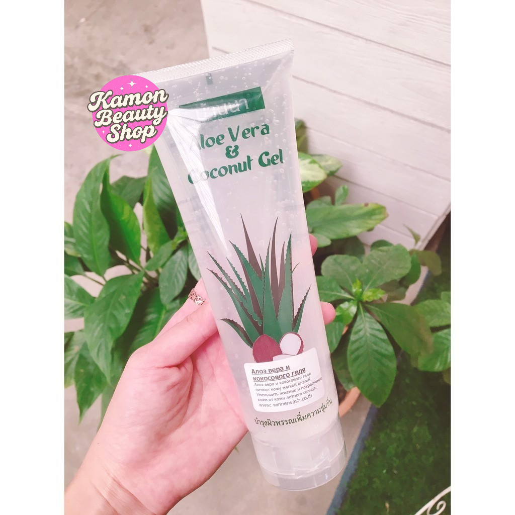 เจลว่านหางผสมมะพร้าว ทาผิว บ้านนา 250 กรัม Banna Aloe Vera & Coconut Gel