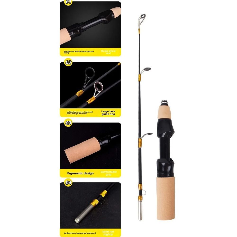 เบ็ดตกปลา Combo Ultralight ขนาดเล็ก กะทัดรัด สำหรับคนที่ชอบตกปลาน้ำจืด - รูปที่ 4