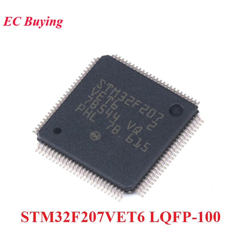 STM32F207VET6 STM32F207 STM32 F207VET6 F207VE LQFP-100 ARM Cortex-M3 32-bit Microcontroller MCU ชิป 
