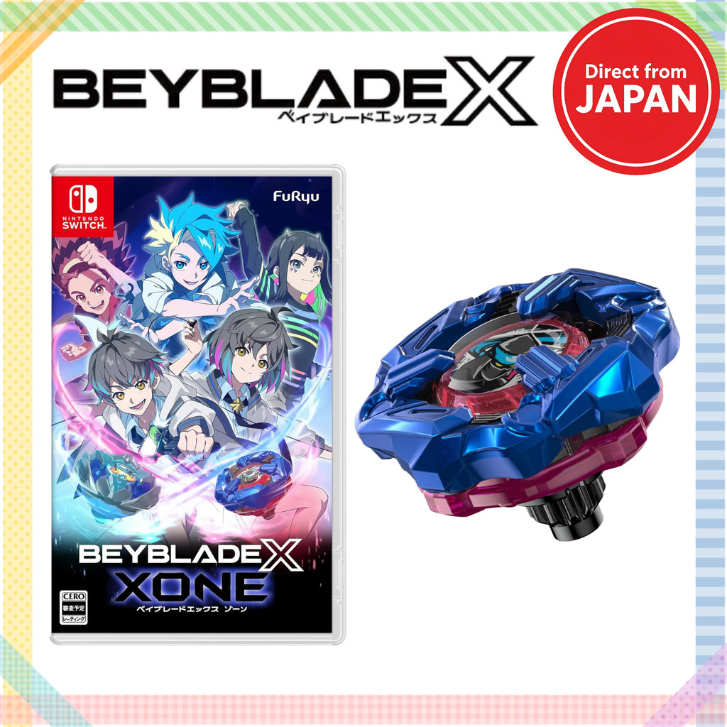 BEYBLADE X XONE Switch [Limited Bonus] Included "Shinobi Knife 4-60LF Metal Coat Blue"