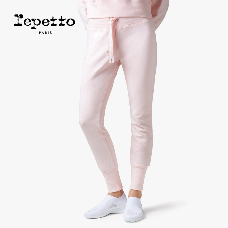 กางเกงวิ่ง REPETTO แบบเอวสูง ผ้าฝ้ายแท้ เหมาะสำหรับการออกกำลังกายและสวมใส่สบาย