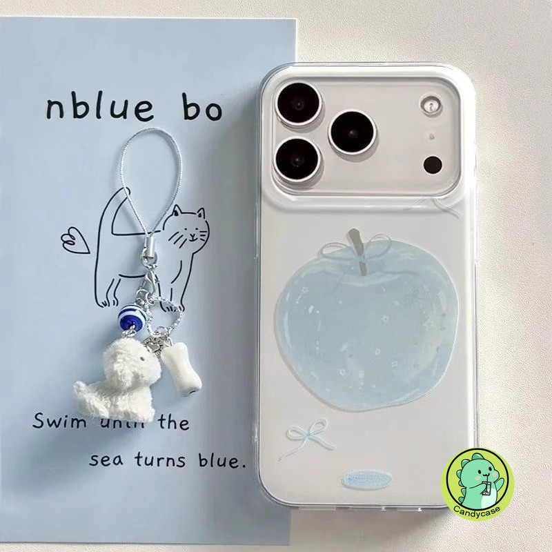 ครีมสีเคสโทรศัพท์ลูกสุนัขจี้สําหรับ iQOO 13 12 11 11S 7 Neo 10R Neo10 Neo9 Neo8 Pro Neo7 Neo6 Neo5 SE Neo5S Neo3 U5X U3 U3X 5G 4G ปกน่ารักการ์ตูนผลไม้ IMD