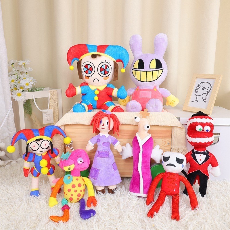 The Amazing Digital Circus Anime Plush Ragatha Jax Pomni ตุ๊กตาการ์ตูนตุ๊กตายัดไส้ของเล่น