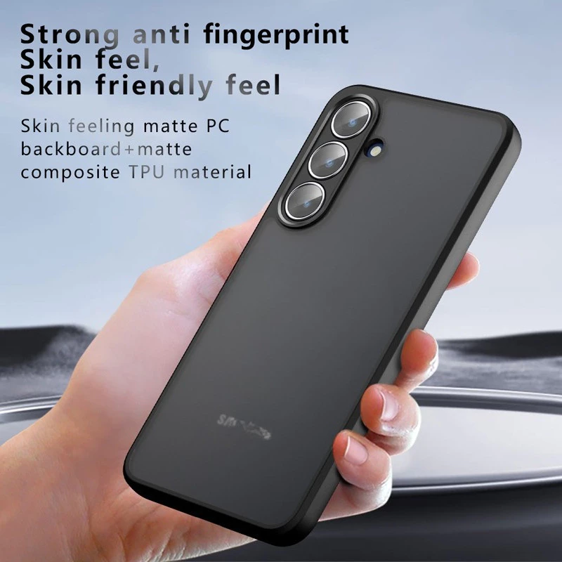 SAMSUNG เคสโทรศัพท์สําหรับSamsung Galaxy S26 Edge S25 S24 S23 FE Ultra Plus A17 A07 A56 A55 A54 A36 A35 A34 A26 A25 A24 A16 A15 A14 A06 ฝาครอบTPU Hard PC Matte Shell