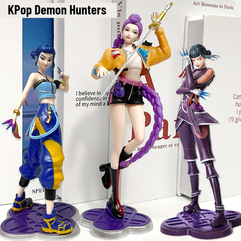 KPop Demon Hunters Rumi Action Figure ของเล่น Zoey Creative ชุดเครื่องประดับคอลเลกชัน