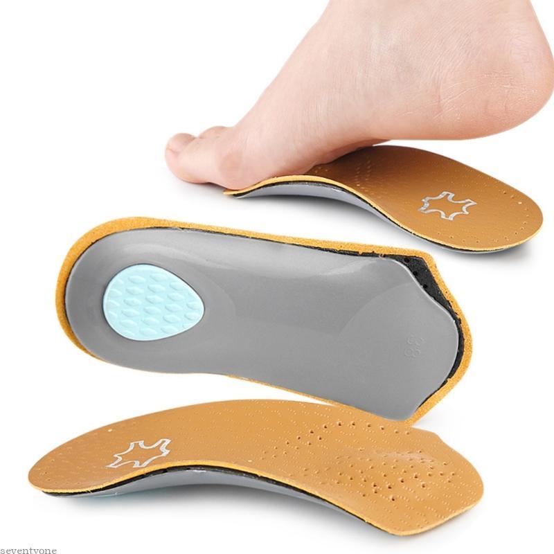 SV Flat Feet Correction Insoles เสริม Arch Support และ Nonslip Design 3 4 ความยาว Orthotic รองเท้าแท