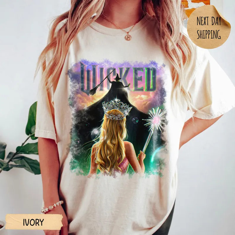 เสื้อยืดแขนสั้นคอกลมผ้าฝ้าย 100% สําหรับผู้ชายพร้อมพิมพ์ภาพยนตร์ Fiyero Musical