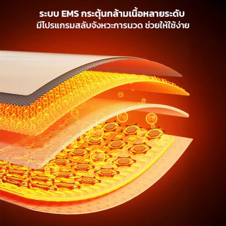 【Top 1พร้อมส่งทันที】เครื่องนวดเอว ควบคุมอุณหภูมิได้ 3 ระดับ นวดด้วยระบบ EMS ความจุแบตเตอรี่ 2500mAh