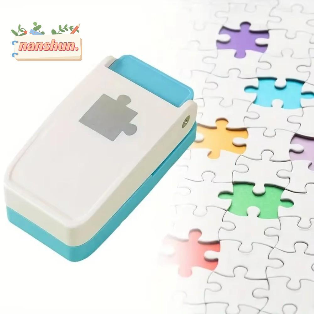 NANSHUN Craft Punch, Mini Multi-shape Stamp Punch Embosser, Border Punch Stamp Shape DIY ลายนูน|งานฝ