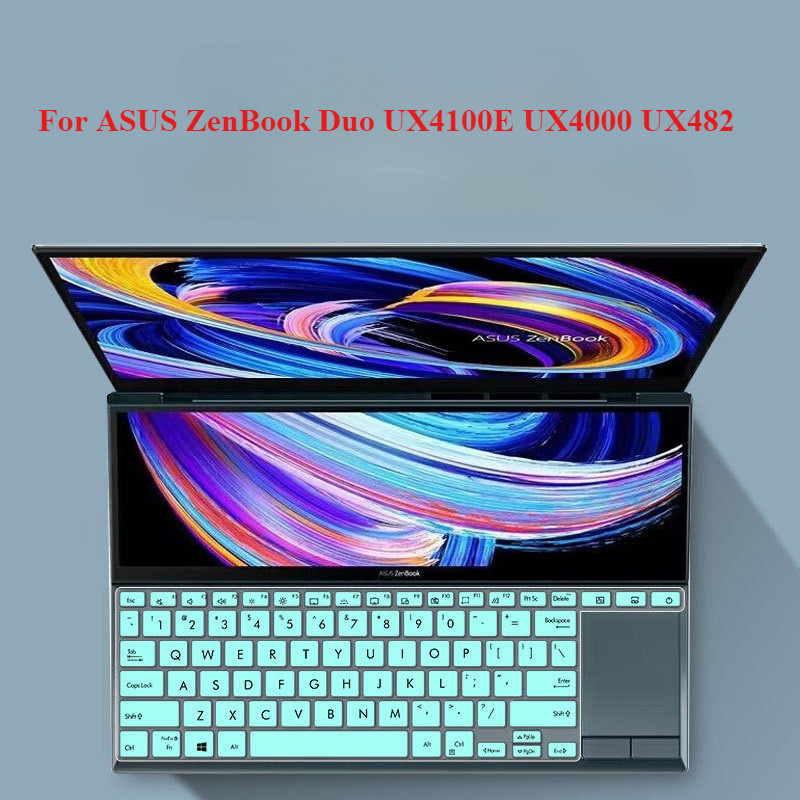 แป้นพิมพ์แล็ปท็อปสําหรับ ASUS ZenBook Duo UX4100E UX4000 UX482 UX482EA UX482EG UX482E UX 482 EA EG F