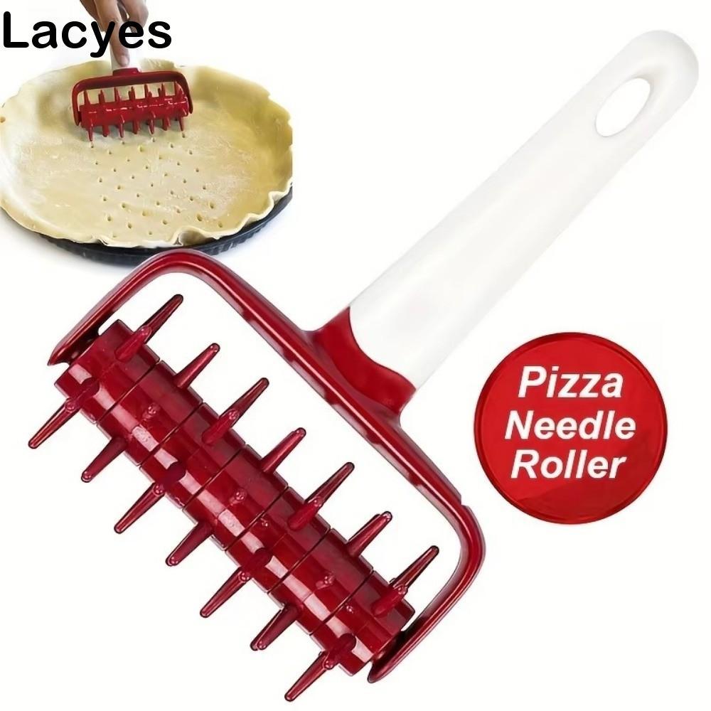 LACYES Rolling Pin, พลาสติกแขวนพิซซ่า Roller Pin, Bakeware Dough Roller DIY Handle Pie Making Tool ค