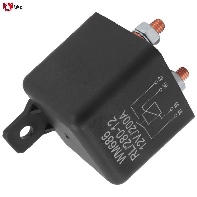 แบตเตอรี่ Isolator รีเลย์ 12V 4-Pin WM686 รีเลย์รถเปิด/ปิดสวิทช์ปกติเปิดรีเลย์ RL/280 200A .th