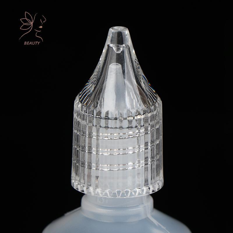 [maybeauty] 10/15/30/50ml ขวดหยดพลาสติกเติมขวดของเหลว 5 ชิ้นขวดเปล่ายาวปากการูปร่างขวดสําหรับหมึกเม็ดสีคอนเทนเนอร์ {TH} - รูปที่ 3