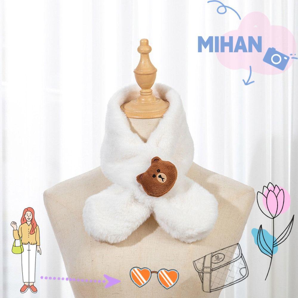 ผ้าพันคอ ผ้ากํามะหยี่ขนนิ่ม แบบหนา ให้ความอบอุ่น ลายการ์ตูนน่ารัก สําหรับเด็กผู้ชาย และเด็กผู้หญิง