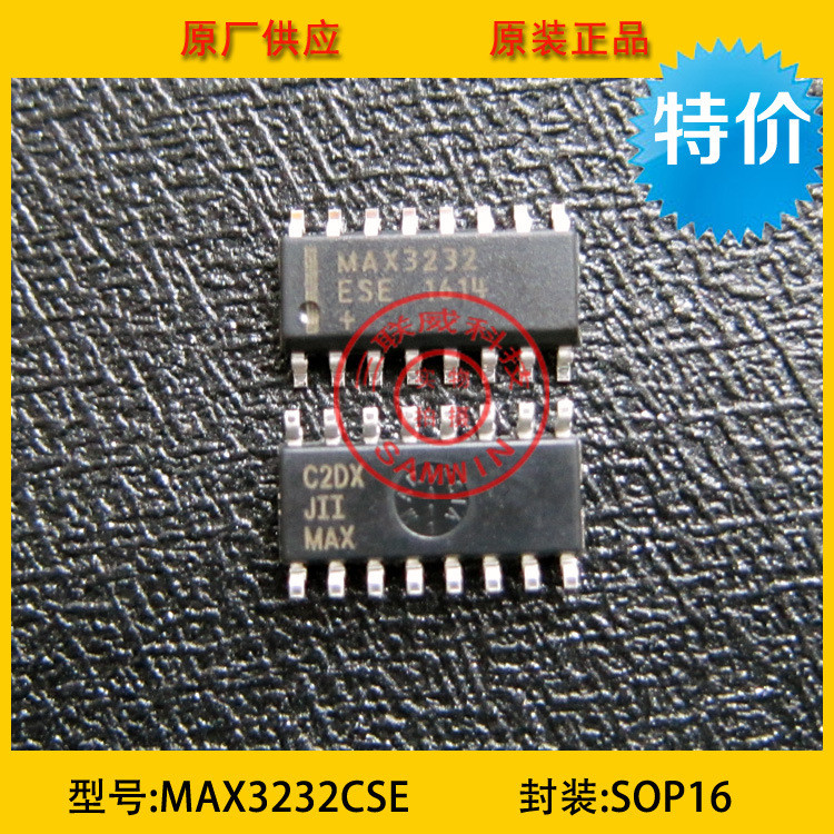 MAX3232CSE MAX3232 RS232 Patch SOP16 Transceiver Driver นําเข้าเดิม