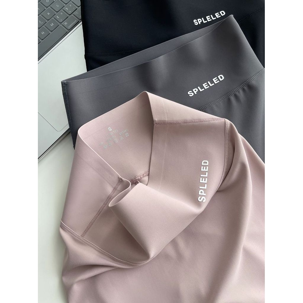 Lidolity Powder Orange Fishocks 女High habraty Cummin 女春夏款打底裤Naked Pink Shark กางเกงผู้หญิงเอวสูงแน่น