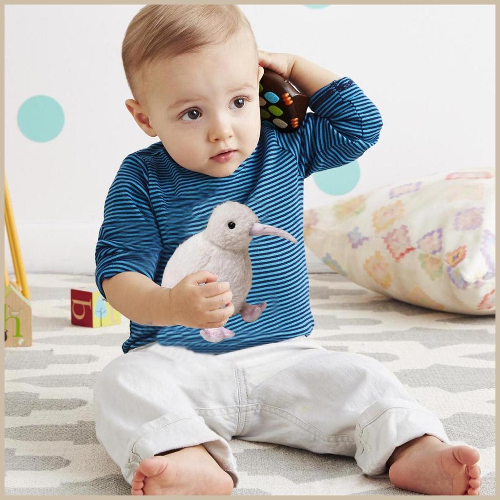 Kiwi Bird Plush ตุ๊กตาสัตว์นุ่ม Little Kiwi Bird ของเล่นสมจริง Kiwi Bird ตุ๊กตาสัตว์จําลอง Plushie ส