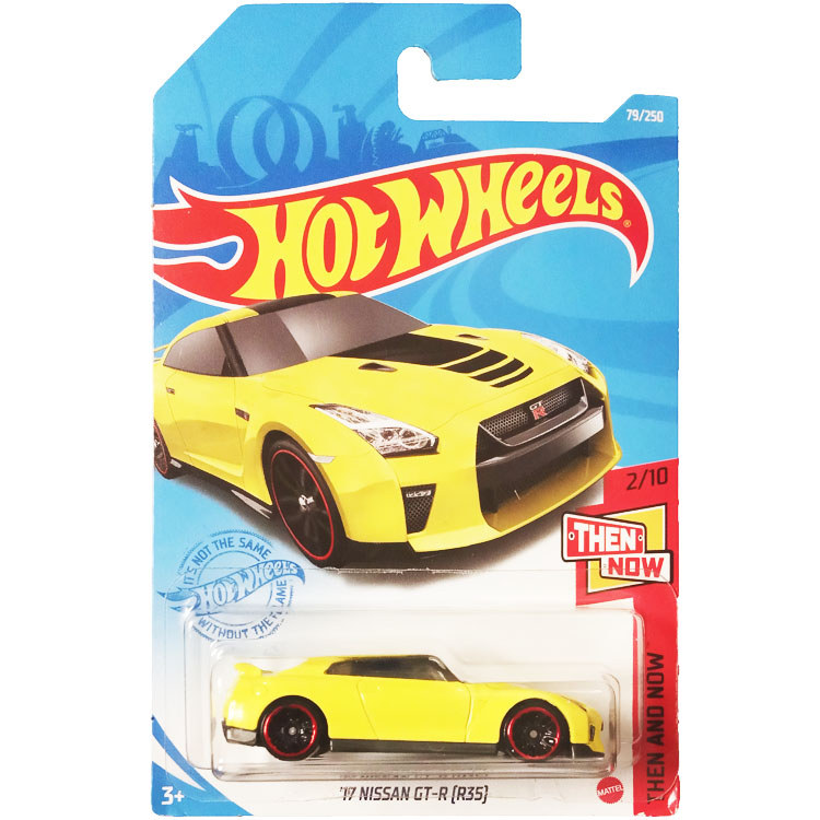 HotWheels HotWheels GTR รถสปอร์ต สีเหลือง NISSAN GT-R R35 21C 79