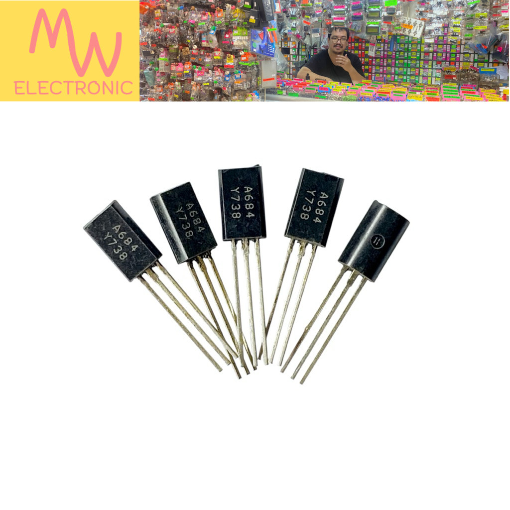 A684(2SA684) Transistor PNP (ราคาต่อ 1ชิ้น)2A-60V TO-92 มีสินค้าพร้อมส่งในไทย