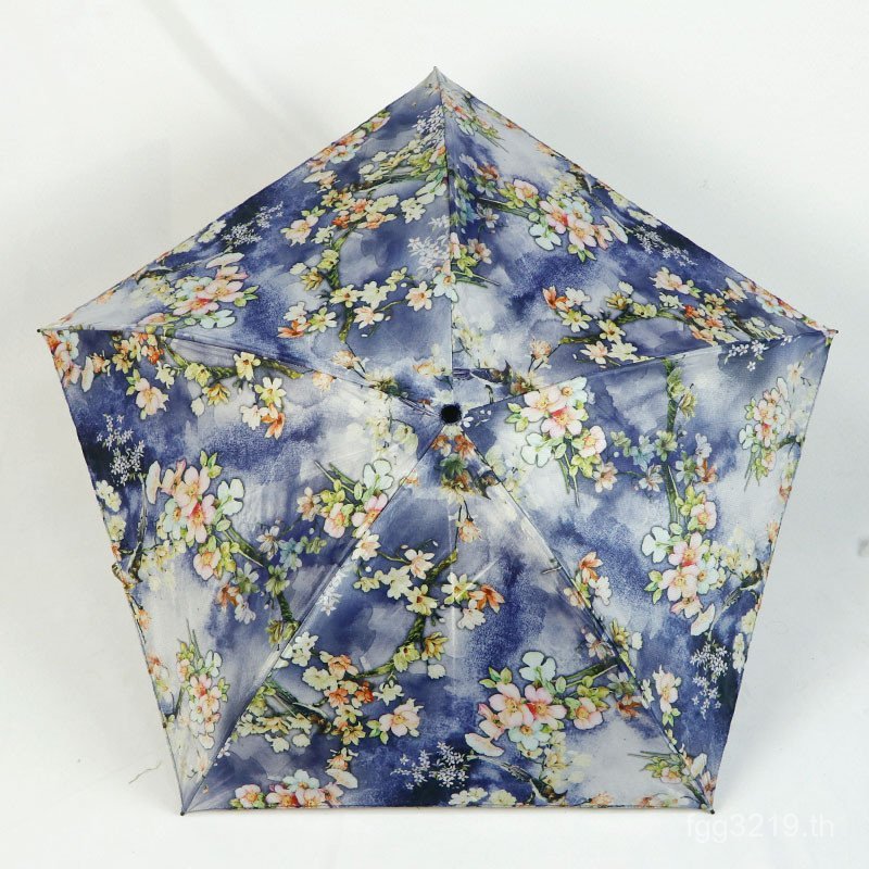 ร่มพับสำหรับผู้หญิงดีไซน์เรโทร รุ่น Sun City S4G50QS1 กันแดดได้ดี