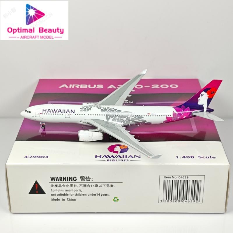 Phoenix 04629 1: 400 Hawaii Airlines A330-200 N399HA โมเดลเครื่องบินโลหะผสม