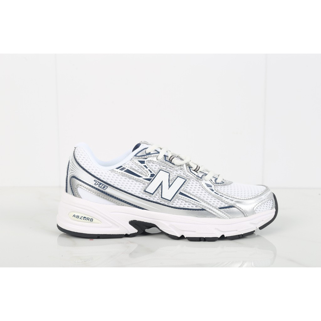 นิวบาลานซ์ 740 ชุดนิวบาลานซ์ยุคกลางรองเท้าวิ่งอินเทรนด์ผู้ชายผู้หญิงกีฬารองเท้า ระบายอากาศได้ รองเท้