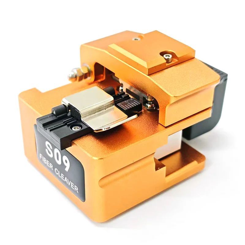 S09 เครื่องตัดไฟเบอร์ออปติกฟิวชั่นความแม่นยําสูง FTTH Optic Fiber Cleaver S09