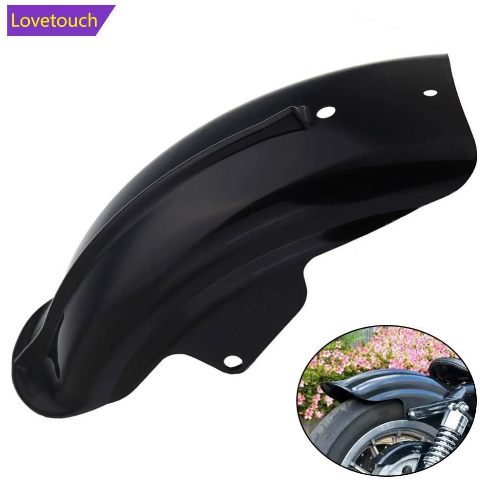 LOVETOUCH Universal รถจักรยานยนต์สั้นด้านหลัง Fender สีดํา Motocross อุปกรณ์เสริมสําหรับ Harley Spor
