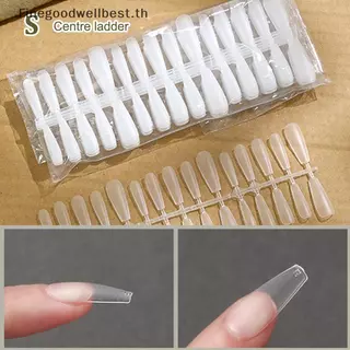 FBTH 300 ชิ้น/ถุงเล็บปลอมเคล็ดลับ Matte Coverage โปร่งใสเล็บปลอมเคล็ดลับเล็บเจล Extension Diy ฝึกเครื่องมือ HOT