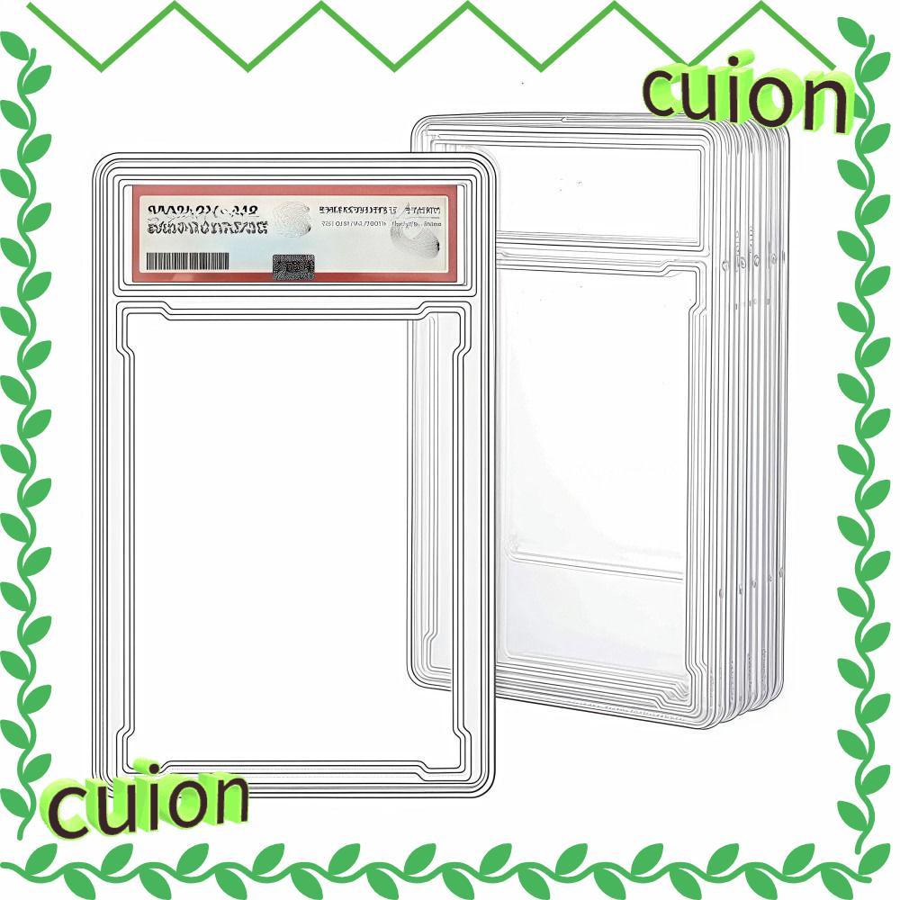 CUION1413 35PT กล่องการ์ดสะสม, การ์ดเกรด PSA ที่ถอดออกได้ที่ทนทาน, ป้องกันรังสียูวีคุณภาพสูงโปร่งใสทนทาน Trading Card กล่องป้องกันจอแสดงผล