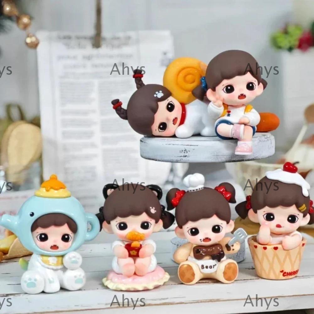 AHYS Baby Zora เครื่องประดับ, การ์ตูนเบเกอรี่ซีรีส์อะนิเมะตุ๊กตาตัวเลข, น่ารัก Mini Popbeans
