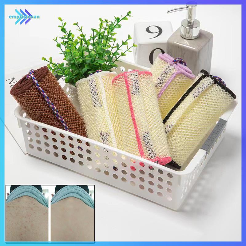 EPMN> African Net Bath Sponge African Net Long Bath Net Sponge Exfoliating Shower Body Scrubber Back