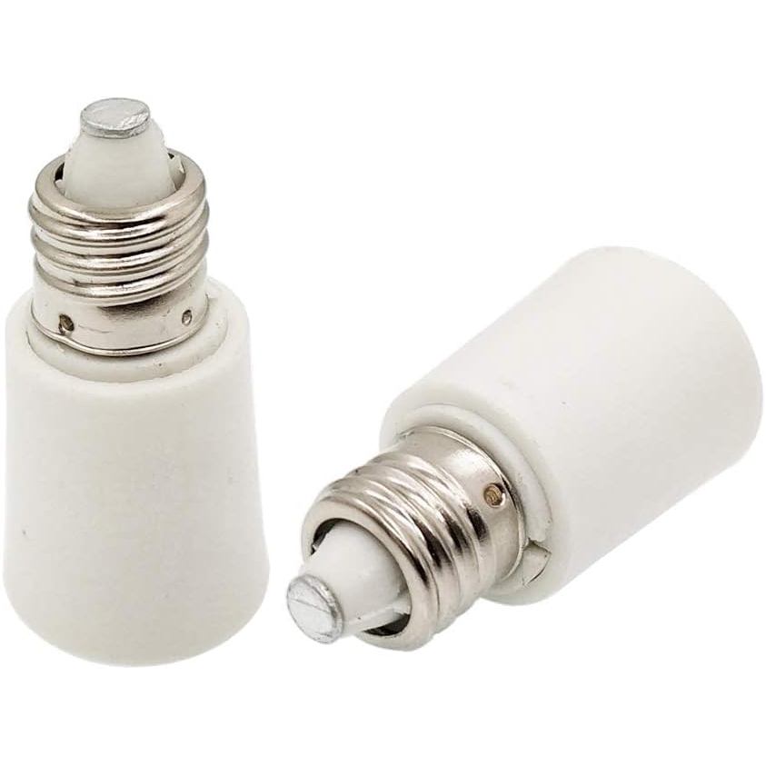 E-Simpo 10pcs E11 ถึง E11 mini Candelabra ฐานซ็อกเก็ต e11 led โคมไฟผู้ถืออะแดปเตอร์ Extender Convert