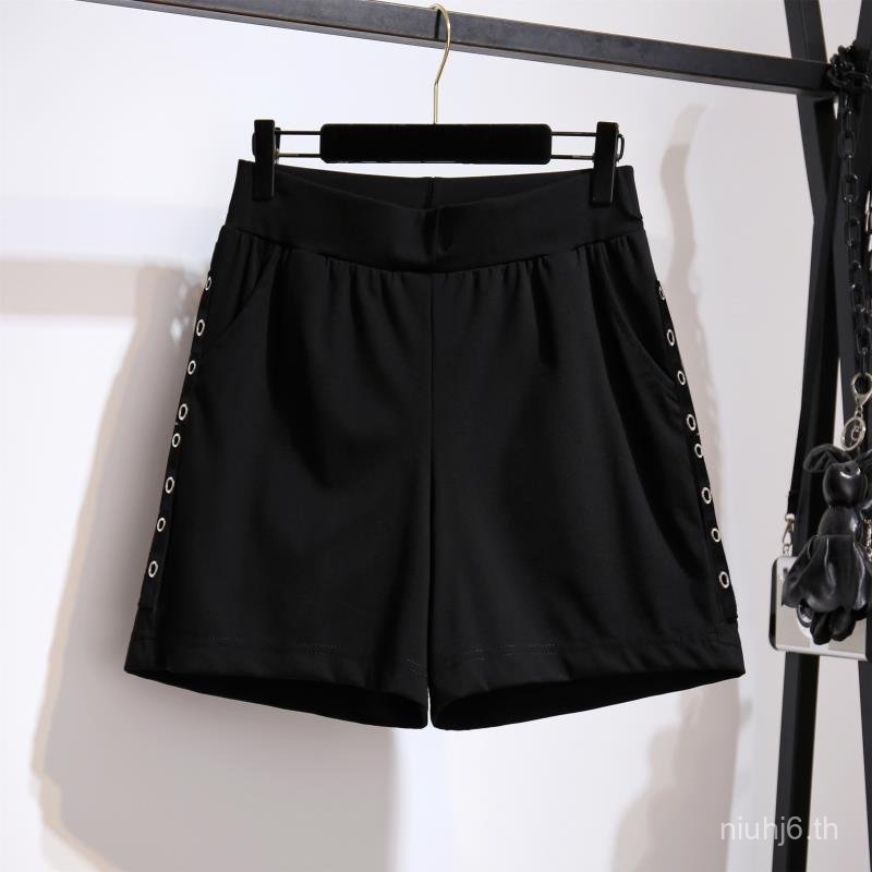 กางเกงขาสั้นทรงใหม่ปี 2020 สไตล์วีสเติร์น สำหรับคนอ้วน ขนาดไซส์ใหญ่ ยาว 150cm