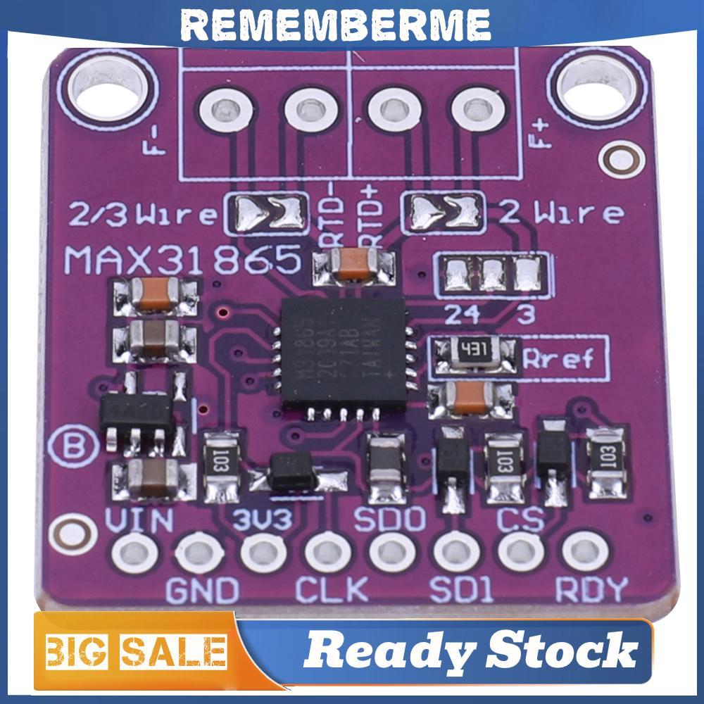 MAX31865 PT100/PT1000 RTD เทอร์โมคัปเปิลอุณหภูมิเครื่องตรวจจับเครื่องขยายเสียงโมดูล