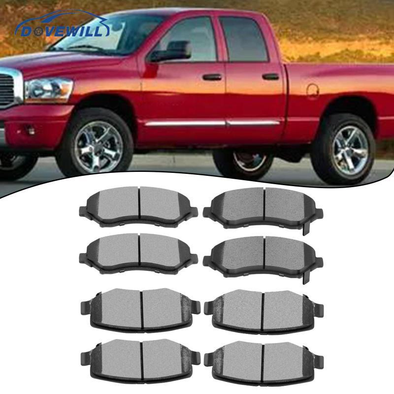 [Dovewill] 8 ชิ้นผ้าเบรคเซรามิคอะไหล่ทดแทนสําหรับ Dodge 2007-2011