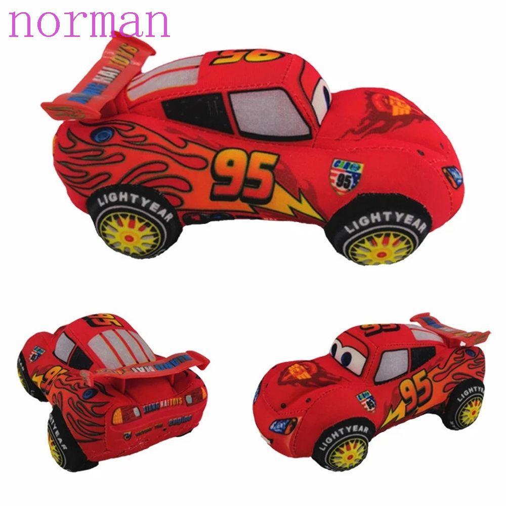 NORMAN Mcqueen Plush ของเล่นเด็กสําหรับชายหญิงคริสต์มาสของขวัญของเล่นเด็ก Pixar Cars การ์ตูนตุ๊กตาตุ