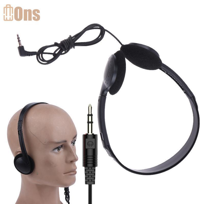 Ons Y2K Millennium Style Over-Ear หูฟังแบบมีสาย - ชุดหูฟังการบินแฟชั่นสําหรับเดินทางที่